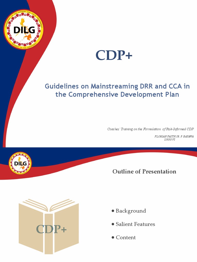 Mainstreaming DRR and CCA in CDP+ Guidelines | PDF | Disaster Risk ...