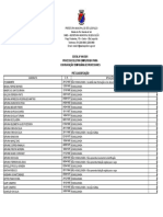 Processo Seletivo - Edital 01 - 2021 Pré-Classificação