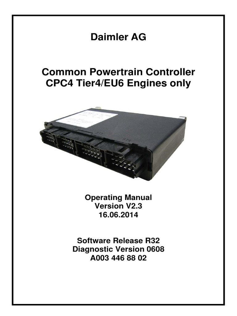 CPC4 Operating Manual V2.3 | PDF | Throttle | Transmission (Mechanics)