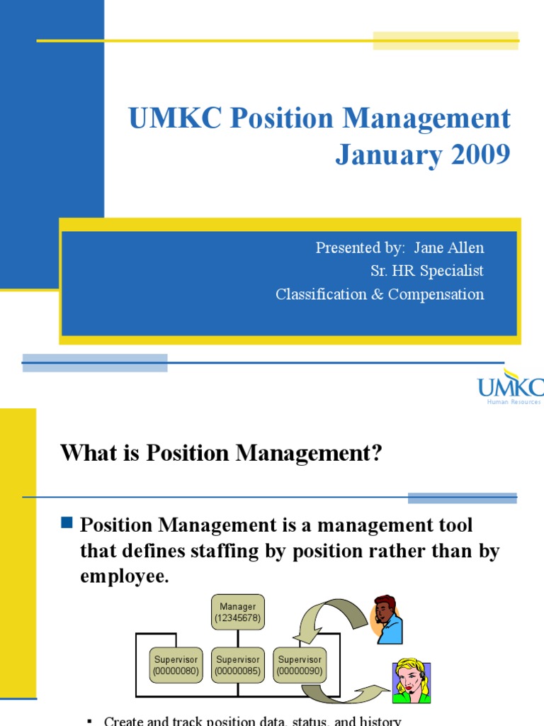 UMKC Position Management Overview | PDF | Human Resource Management ...