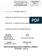 1 Periodo Plan de Area y Secuencia Didactica 1 Periodo Alba