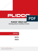 Plidco Weld+Cap: Installation Instructions