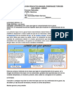 ACTIVIDAD VIRTUAL # 6 QUIMICA 9