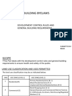Building Byelaws: Development Control Rules and General Building Requirement