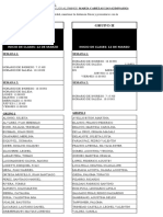 Inicio de Clases: 12 de Marzo Inicio de Clases: 12 de Marzo