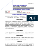 Acuerdo Ministerial No. 1085-2004 Regente