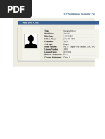 Juan Dela Cruz: UP Mindanao Security Personnel Profile