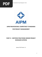 AIPM - Part D - Certified Practising Senior Project Manager