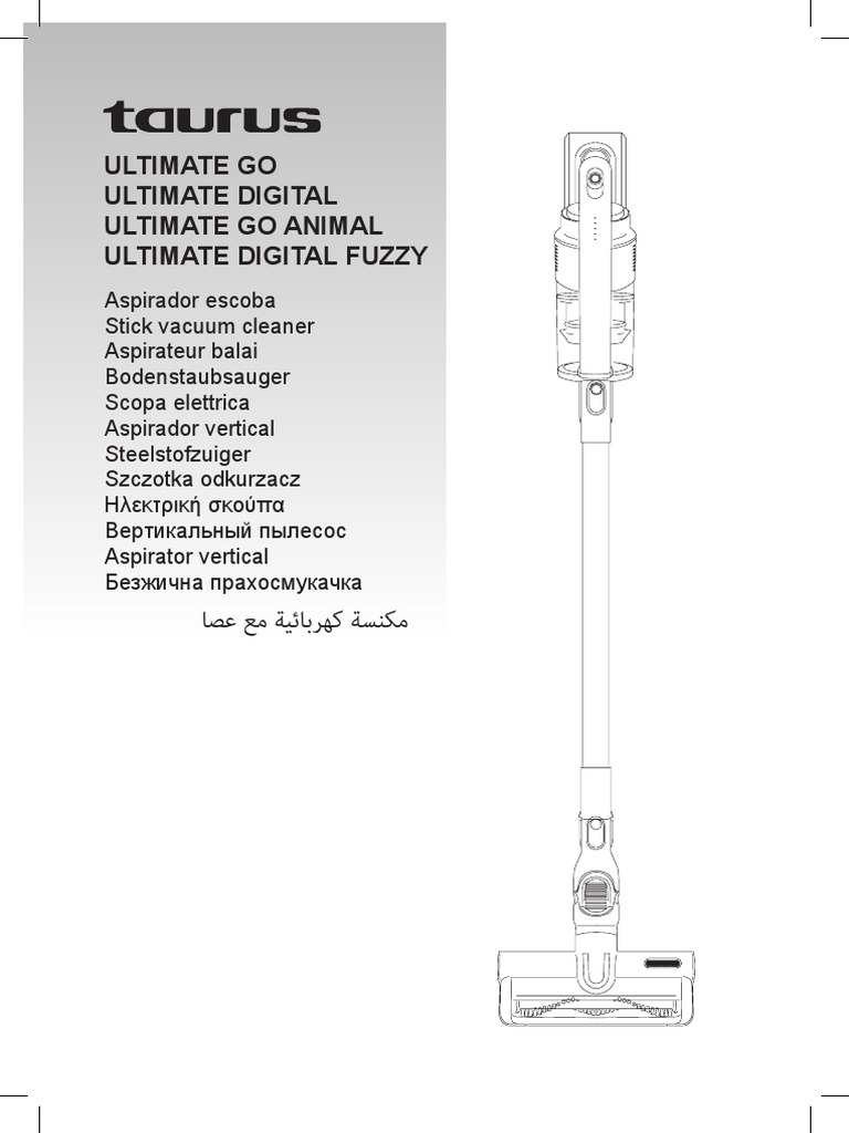 USER MANUAL Taurus Ultimate Go Ultimate Go Animal Ultimate Digital Ultimate  Digital Fuzzy, PDF, Bienes manufacturados