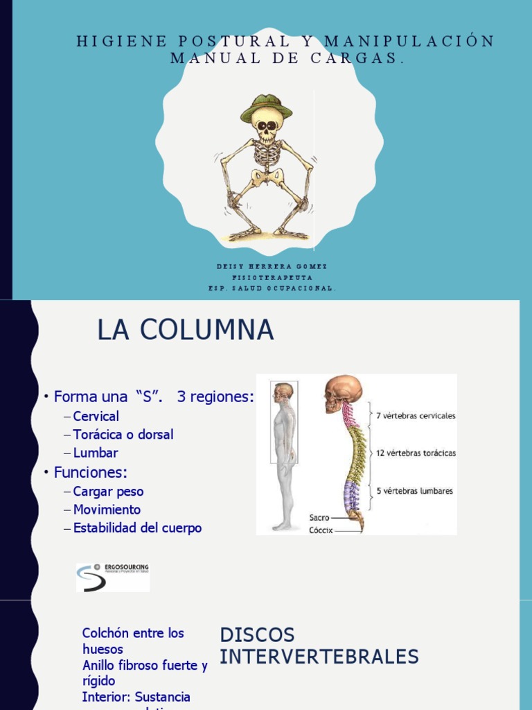 Higiene Postural y MMC | PDF | Dolor lumbar | Sistema musculoesquelético