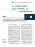 GENETICA DISCAPACIDAD INTELECTUAL