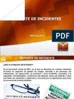 Reporte de Incidentes