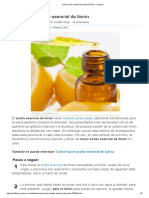 Cómo Hacer Aceite Esencial de Limón - 6 Pasos