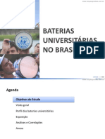 (Cliqueapostilas - Com.br) Baterias Universitarias No Brasil