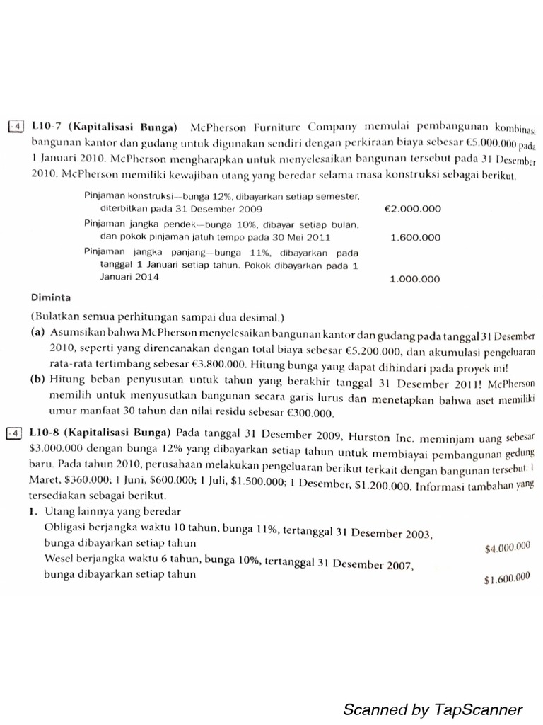 Latihan Aset Tetap | PDF
