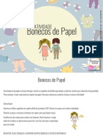 Bonecos de Papel