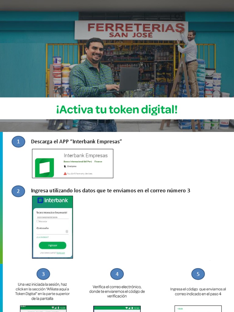 Activación de Token Digital en APP Interbank | PDF | Informática