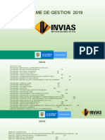 Invias - Inf Gestion 2019
