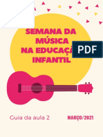 Semana Da Música Na Educação Infantil - Aula 2 - Guia