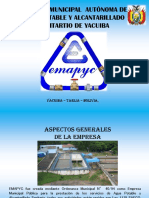 Emp Municipal de Agua y alcantarillado-EMAPYC-Bolivia