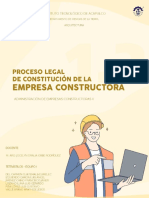 1.2 Proceso Legal de Constitución de La Empresa Constructora