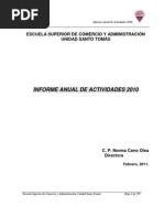 Download INFORME ANUAL 2010 DEFINITVO by Carlos Arenas SN50184876 doc pdf