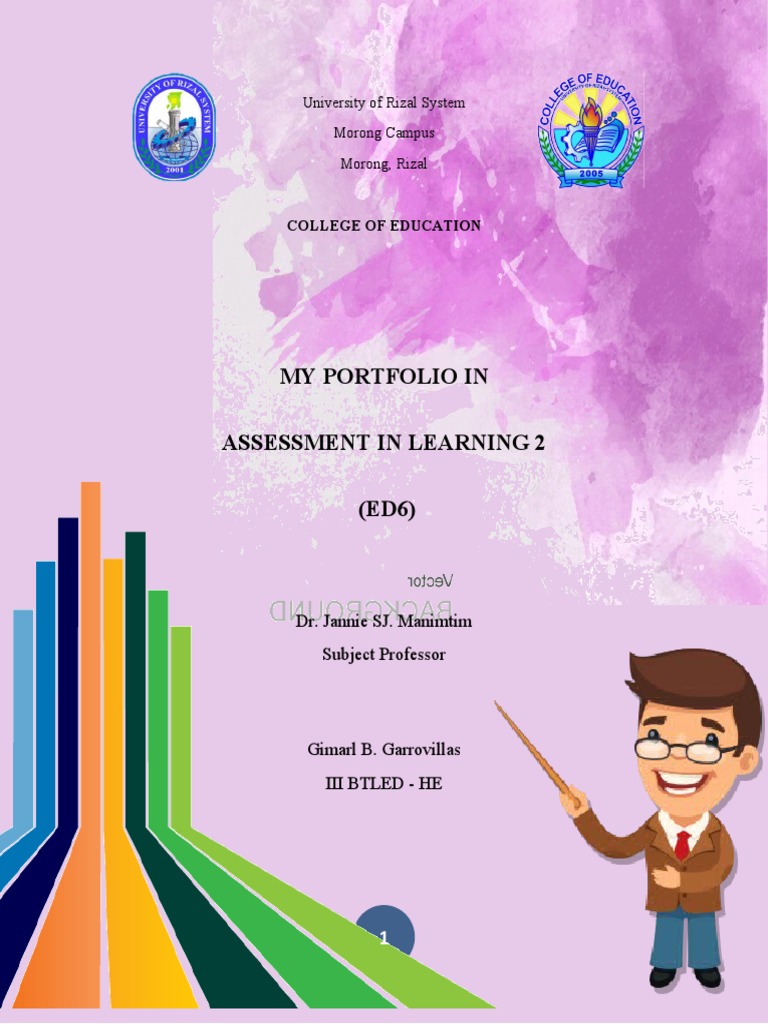 Portfolio on Assessment in Learning 2 | PDF | Educational Assessment ...