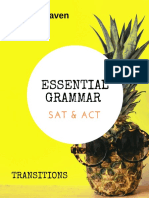 PrepMaven Grammar Essentials - Transitions