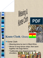 Kentecloth Weaving