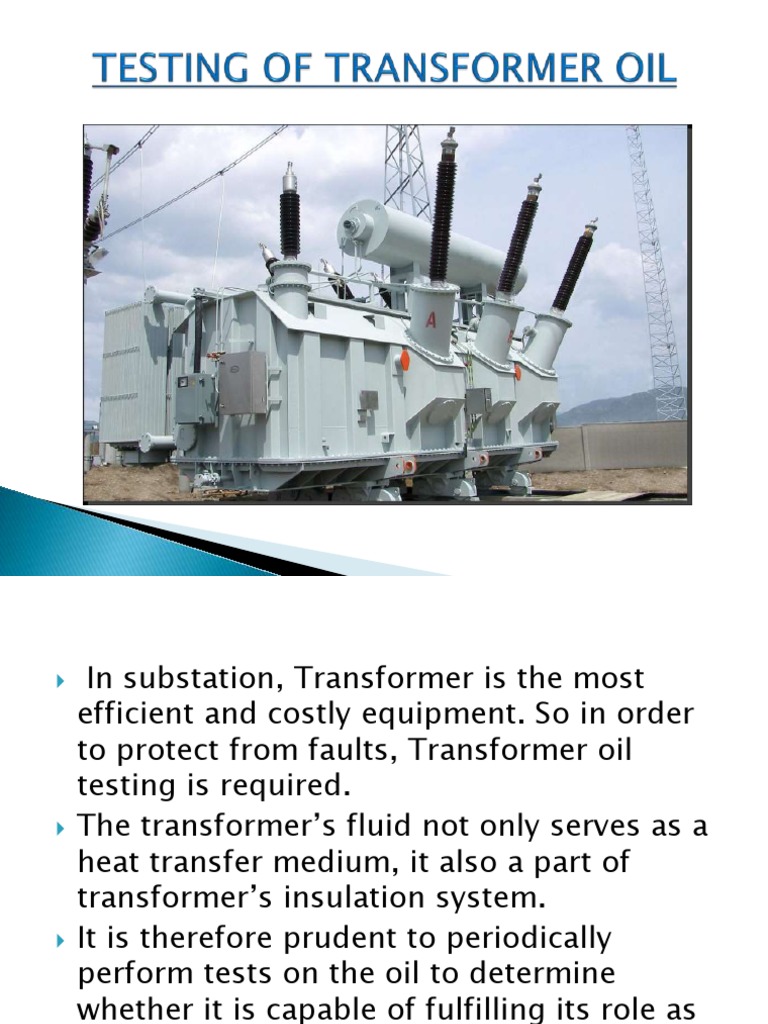 Analysis of Transformer Oil Through Dissolved Gas-In-Oil Testing | PDF ...