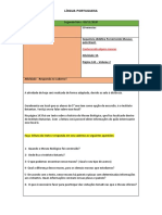 5º Ano - Lingua Portuguesa - Semana de 09 Até 13 de Novembro 2020