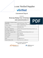 Supplier Assessment Report-Shenyang Huijing Nano Technology Co., Ltd.