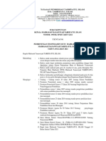 Surat Keputusan Kepala Madrasah Tsanawiyah Tarbiyatul Islam NOMOR: 095/SK-TPM/I TAHUN 2021