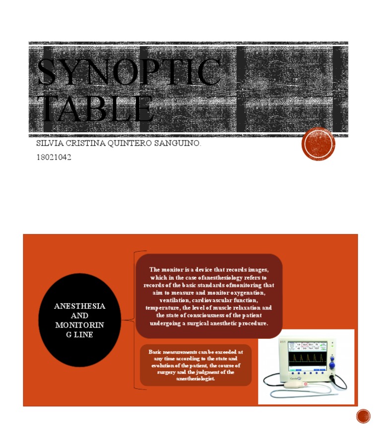 Synoptic Table | PDF