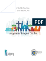 Priorización curricular religión católica ed. parvularia