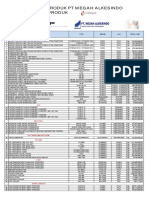 Daftar Produk PT Megah Alkesindo Produk: E-Catalogue