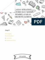 Kajian Strategi, Metode Dan Model Pembelajaran