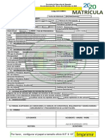 Formulario matrícula colegio Zipaquirá