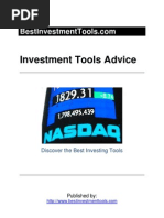 Investment Tools Advice: Discover The Best Investing Tools