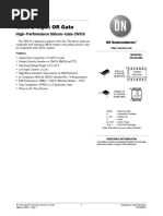 74HC32 Quad 2 Input OR Gate: High Performance Silicon Gate CMOS