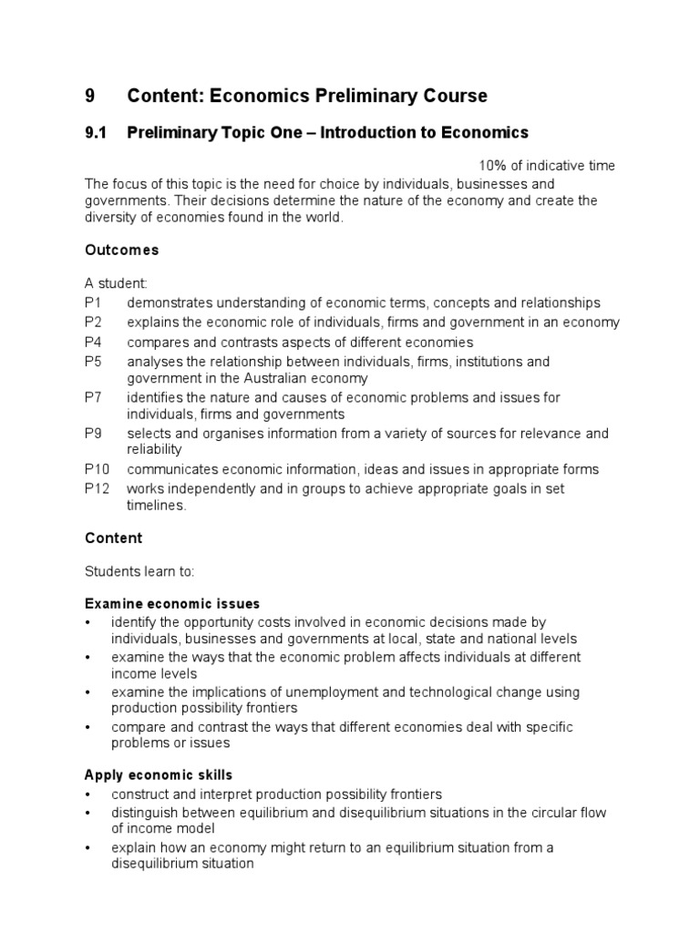 Introduction to Economics Concepts | PDF | Economics | Economies