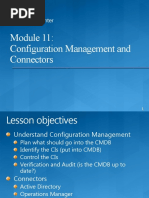 Configuration Management and Connectors