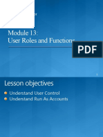 User Roles and Functions
