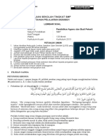 Soal Us Pai Smp k13 2021 (Websiteedukasi.com)