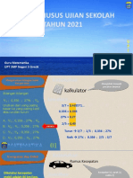 Materi US Matematika 2021