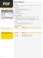 PMC Development Fanuc Ladder-Iii: Features