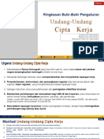 Substansi UU Cipta Kerja - 7 Oktober 2020