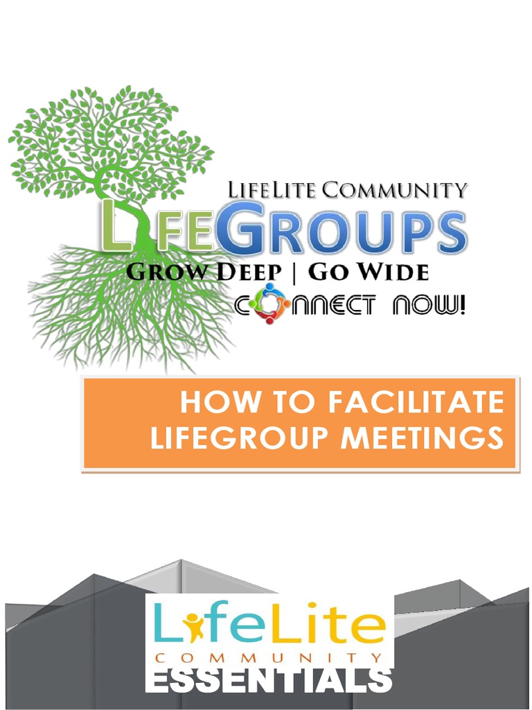 How To Facilitate Lifegroup Meetings | PDF | Self-Improvement