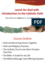 Man's Search For God With Introduction To The Catholic Faith