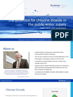 The Potential For Chlorine Dioxide in The Public Water Supply